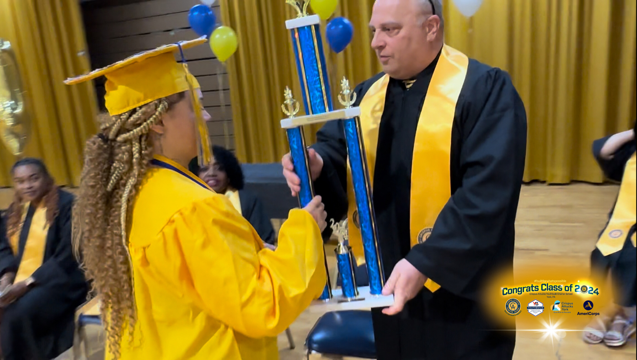 Charter School York PA, CACS Graduating Class of 2024, Crispus Attucks Youth Build Charter School , York PA Charter Schools