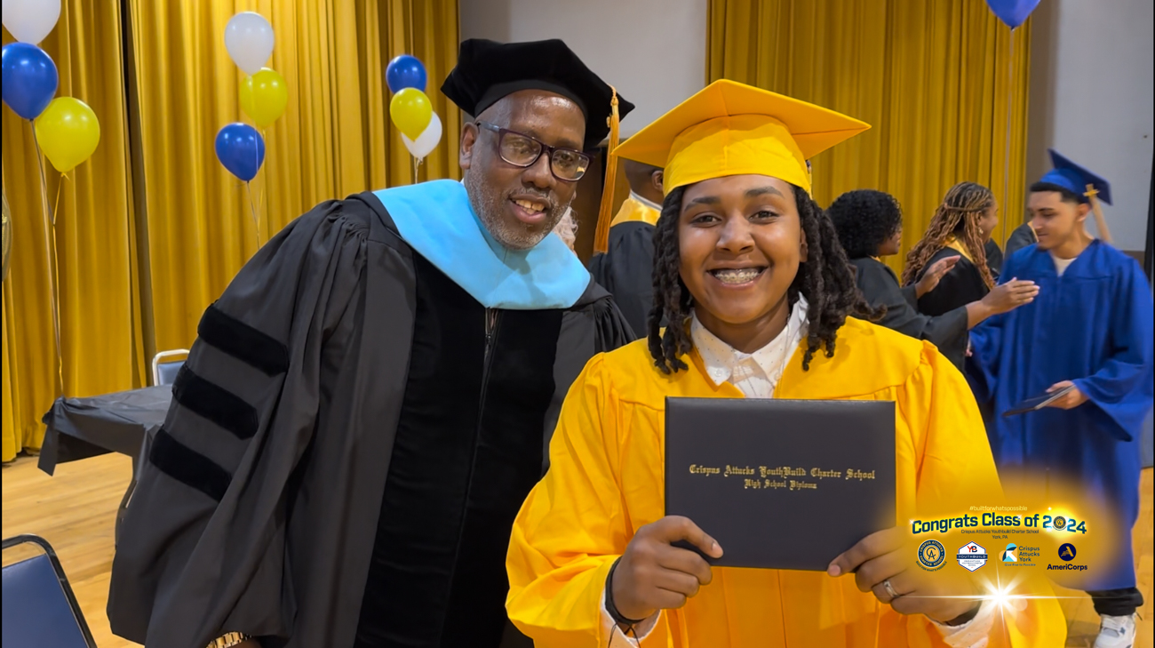 Charter School York PA, CACS Graduating Class of 2024, Crispus Attucks Youth Build Charter School , York PA Charter Schools