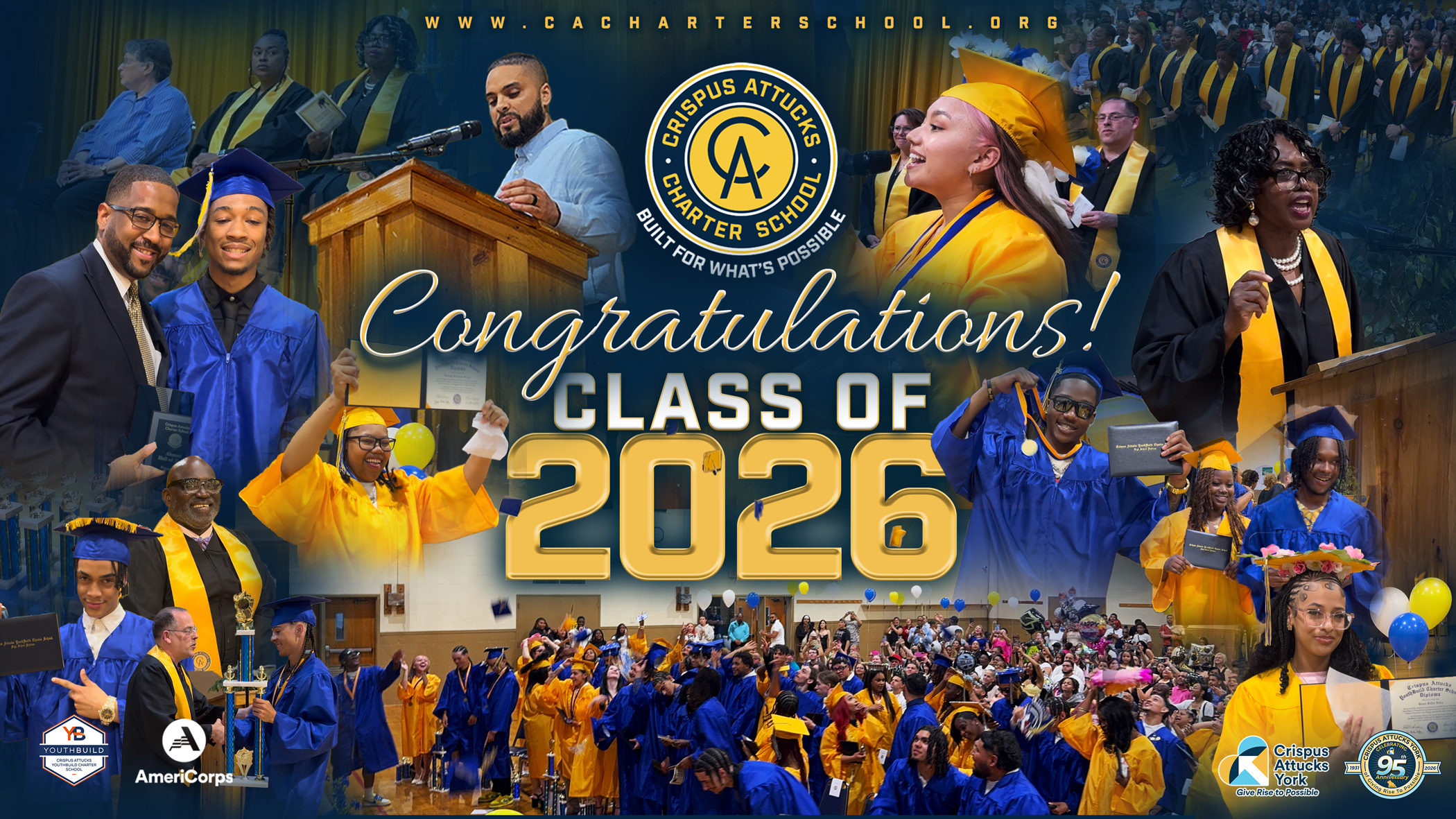 Crispus Attucks York, YouthBuild Charter School, Congrats Class of 2026, Charter School Enrollment York PA