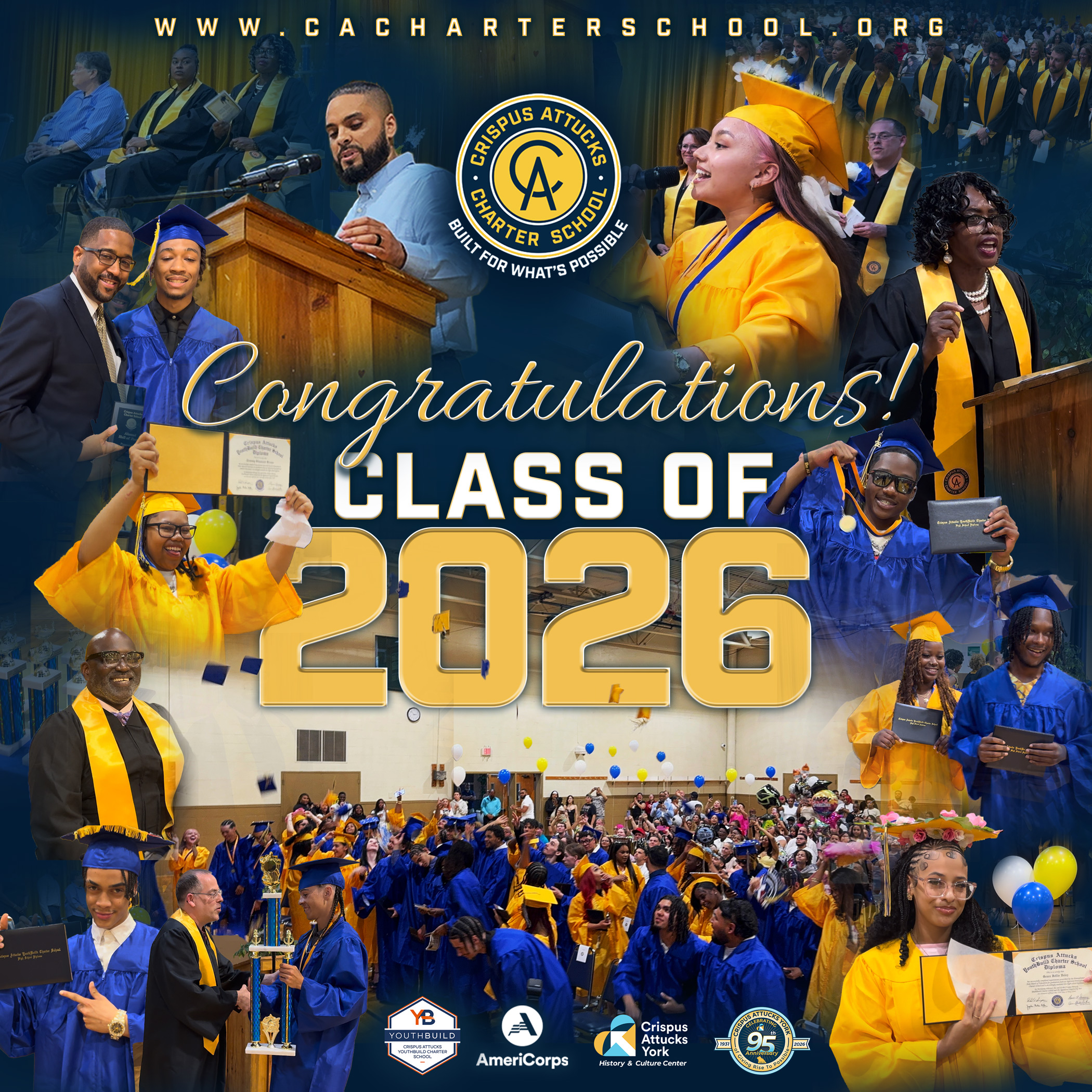 Crispus Attucks York, YouthBuild Charter School, Congrats Class of 2026, Charter School Enrollment York PA